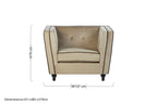 Mink Velvet Chair | Ferris