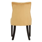 Ochre Velvet Dining Chair | Daxton