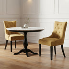 Ochre Velvet Dining Chair | Daxton