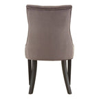 Storm Grey Velvet Dining Chair | Daxton