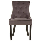 Storm Grey Velvet Dining Chair | Daxton