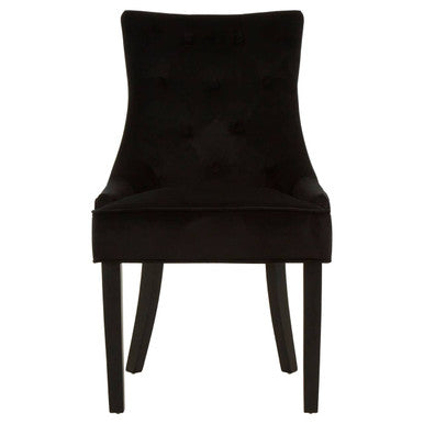 Black Velvet Dining Chair | Daxton