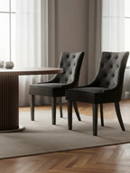 Black Velvet Dining Chair | Daxton