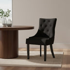 Black Velvet Dining Chair | Daxton