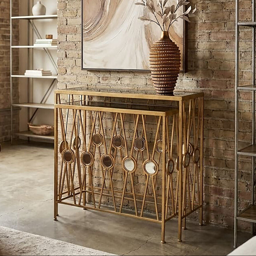 Faiza Set Of 2 Rectangular Console Tables