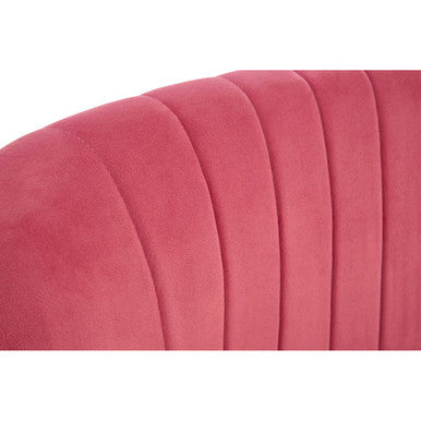 2 Seat Pink Velvet Kids Sofa | Mia