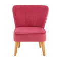 Mia Pink Velvet Kids Chair