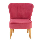 Pink Velvet Kids Chair | Mia
