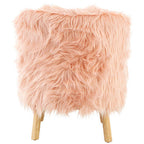 Pink Faux Fur Chair | Kids