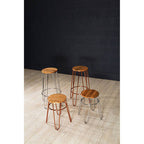 Rose Gold Hairpin Stool | District