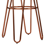 Rose Gold Hairpin Stool | District