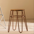Rose Gold Hairpin Stool | District