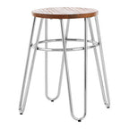 Hairpin Legs Stool with Wood Top | District