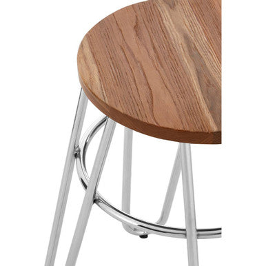 Hairpin Legs Stool with Wood Top | District