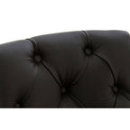 Black Faux Leather Bar Chair | Regents Park