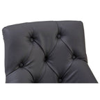 Grey Faux Leather Bar Chair | Regents Park