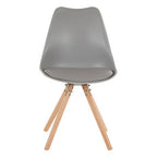 Grey Padded Seat Dining Chair | Stockholm