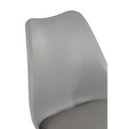Grey Padded Seat Dining Chair | Stockholm