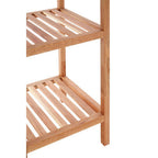 3 Tier Walnut Wood Bathroom Shelf Unit | Salon