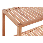 Walnut Wood Two Tier Storage Shelf Unit | ARLA