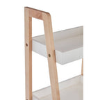 Four Tier Birch Wood Bathroom Shelf Unit | ARLA