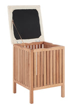 Wood Storage Stool | Walnut