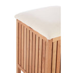 Wood Storage Stool | Walnut