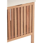 Wood Storage Stool | Walnut