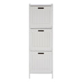 White Wood 3 Drawer Cabinet | Salon