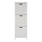 White Wood 3 Drawer Cabinet | Salon