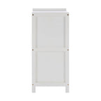 White Wood 2 Drawer Cabinet | Salon