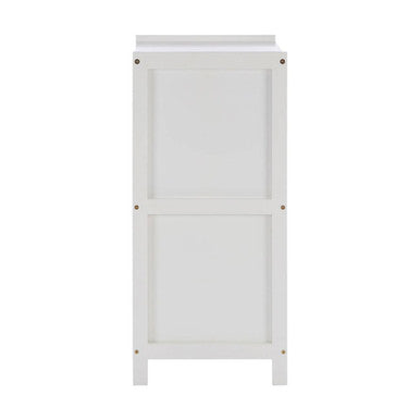 White Wood 2 Drawer Cabinet | Salon