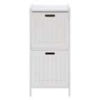 White Wood 2 Drawer Cabinet | Salon