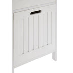 White Wood 2 Drawer Cabinet | Salon
