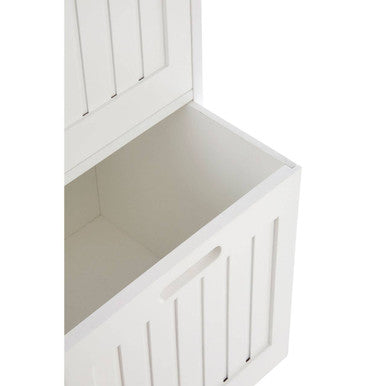 White Wood 2 Drawer Cabinet | Salon
