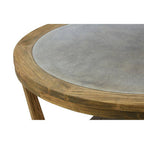 Natural Alder Wood Coffee Table with Zinc Plate Inset | Merdeka