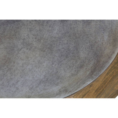 Natural Alder Wood Coffee Table with Zinc Plate Inset | Merdeka