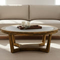 Natural Alder Wood Coffee Table with Zinc Plate Inset | Merdeka