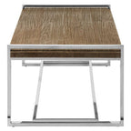 NaturaL Rectangular Coffee Table with Recycled Elm Wood Top, Menteng