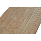 Natural Elm Wood Console Table with Metal Frame | Menteng