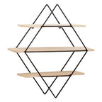 3 Tier Rhombus Wall Shelf | Brixton