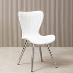 Stockholm White  Textured Dining Chair