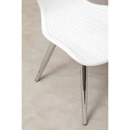 Stockholm White  Textured Dining Chair