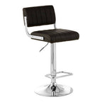 Black Channel Design Seat Bar Stool | Stockholm