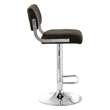 Black Channel Design Seat Bar Stool | Stockholm