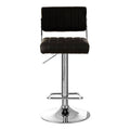Black Channel Design Seat Bar Stool | Stockholm