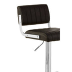 Black Channel Design Seat Bar Stool | Stockholm
