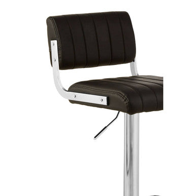 Black Channel Design Seat Bar Stool | Stockholm