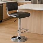 Grey Channel Design Seat Bar Stool | Stockholm