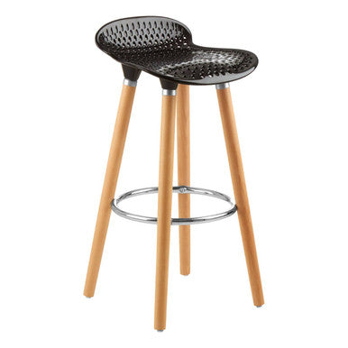 Matte Black Bar Stool | Stockholm